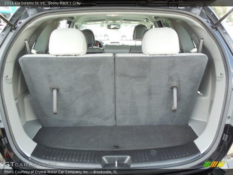 Ebony Black / Gray 2011 Kia Sorento SX V6