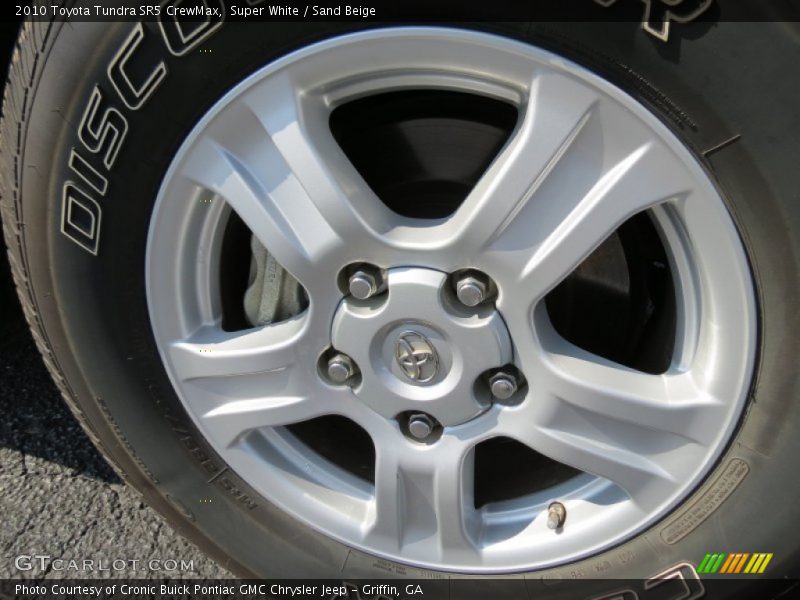 Super White / Sand Beige 2010 Toyota Tundra SR5 CrewMax