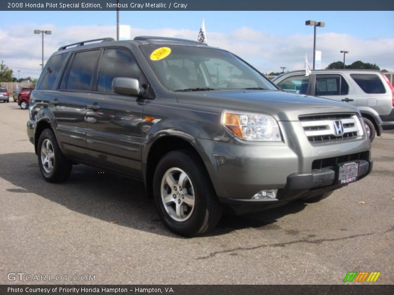 Nimbus Gray Metallic / Gray 2008 Honda Pilot Special Edition