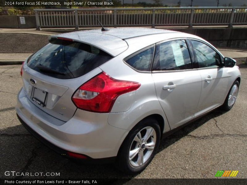 Ingot Silver / Charcoal Black 2014 Ford Focus SE Hatchback