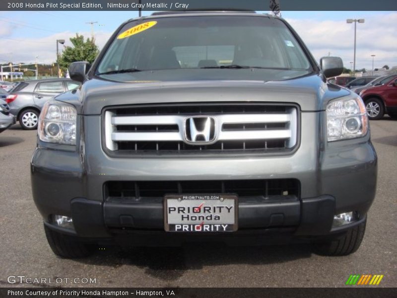 Nimbus Gray Metallic / Gray 2008 Honda Pilot Special Edition