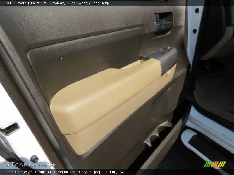 Super White / Sand Beige 2010 Toyota Tundra SR5 CrewMax