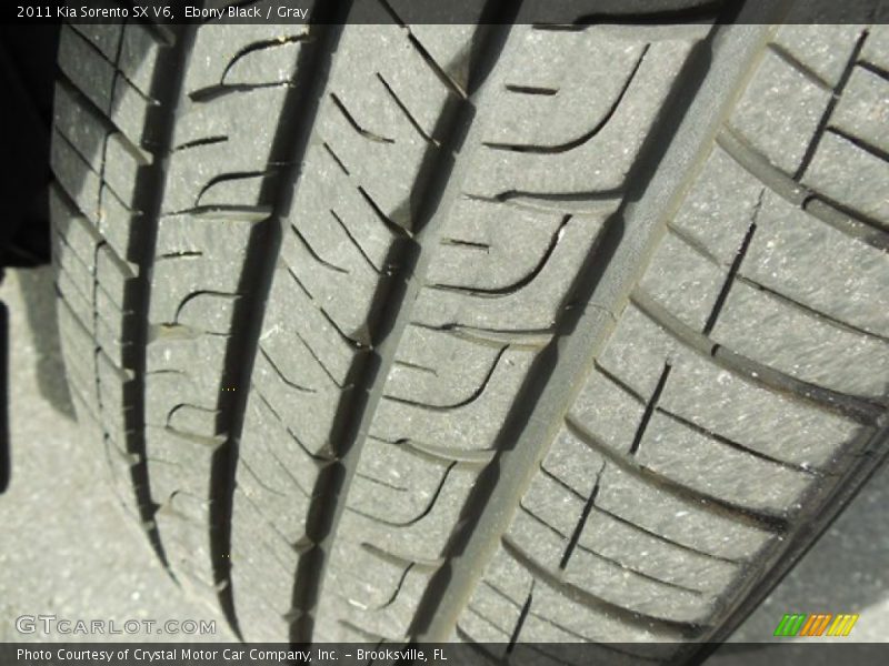 Ebony Black / Gray 2011 Kia Sorento SX V6
