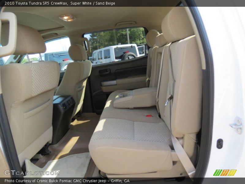 Super White / Sand Beige 2010 Toyota Tundra SR5 CrewMax