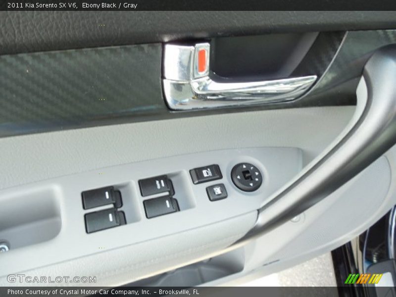 Ebony Black / Gray 2011 Kia Sorento SX V6