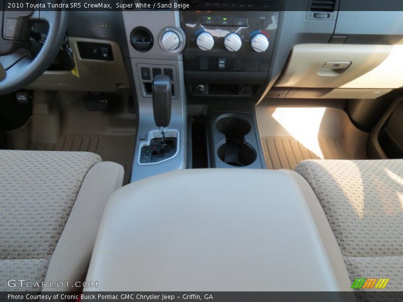 Super White / Sand Beige 2010 Toyota Tundra SR5 CrewMax