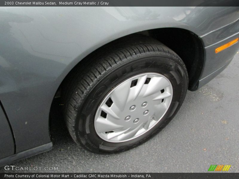 Medium Gray Metallic / Gray 2003 Chevrolet Malibu Sedan