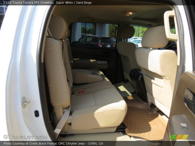 Super White / Sand Beige 2010 Toyota Tundra SR5 CrewMax