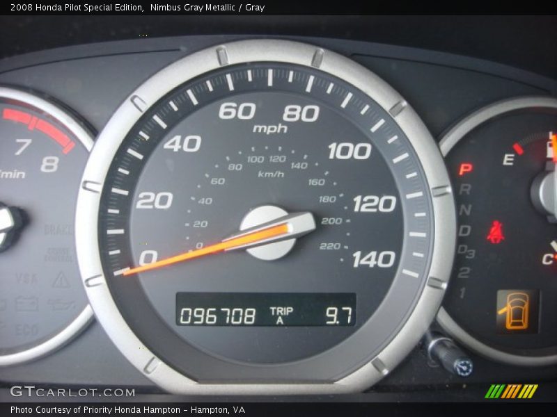 Nimbus Gray Metallic / Gray 2008 Honda Pilot Special Edition