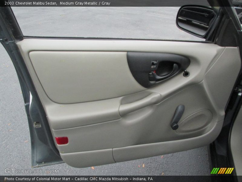 Medium Gray Metallic / Gray 2003 Chevrolet Malibu Sedan