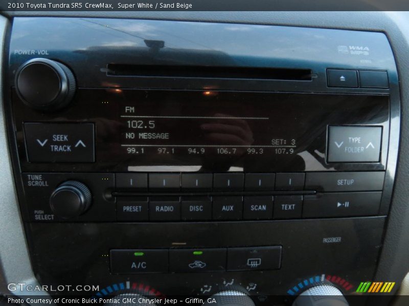 Super White / Sand Beige 2010 Toyota Tundra SR5 CrewMax