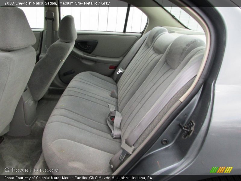 Medium Gray Metallic / Gray 2003 Chevrolet Malibu Sedan