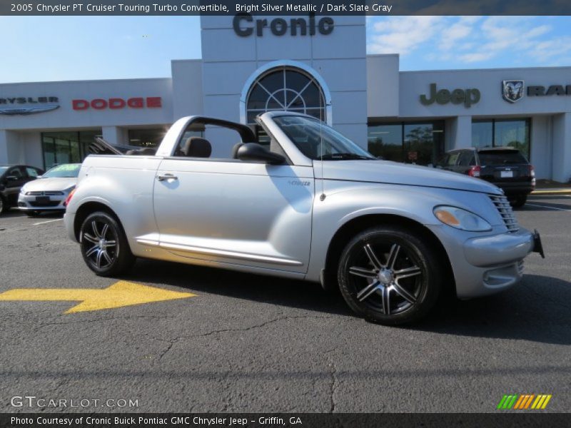 Bright Silver Metallic / Dark Slate Gray 2005 Chrysler PT Cruiser Touring Turbo Convertible