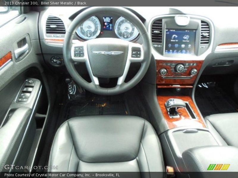 Billet Silver Metallic / Black 2013 Chrysler 300