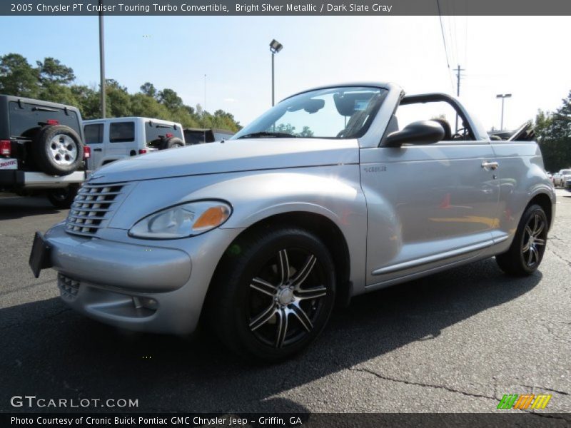 Bright Silver Metallic / Dark Slate Gray 2005 Chrysler PT Cruiser Touring Turbo Convertible