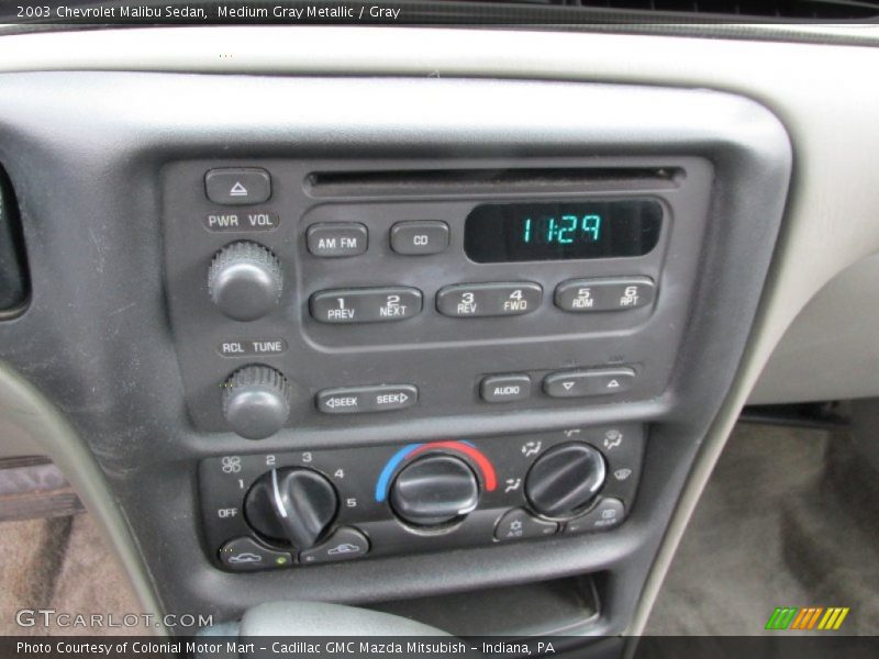 Medium Gray Metallic / Gray 2003 Chevrolet Malibu Sedan