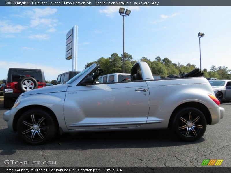 Bright Silver Metallic / Dark Slate Gray 2005 Chrysler PT Cruiser Touring Turbo Convertible