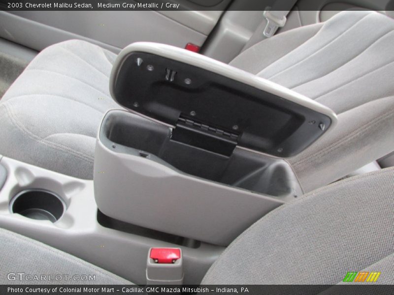 Medium Gray Metallic / Gray 2003 Chevrolet Malibu Sedan