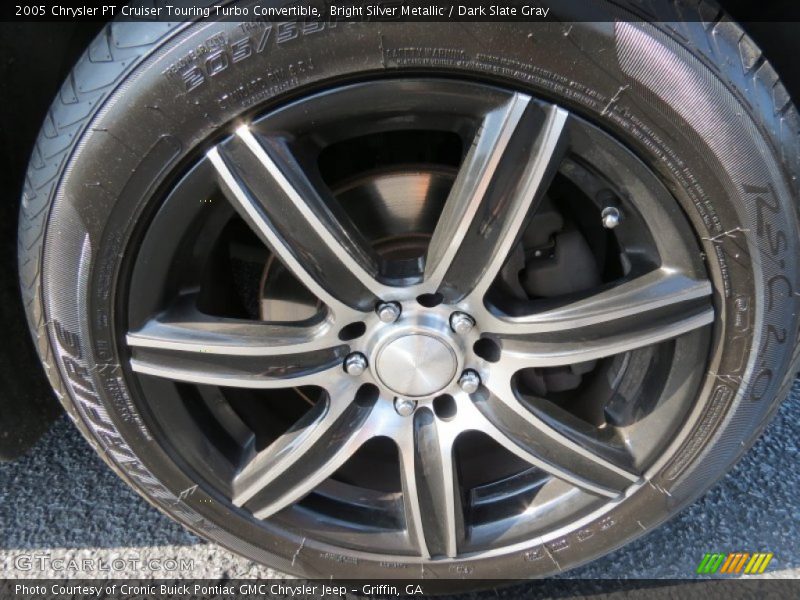Bright Silver Metallic / Dark Slate Gray 2005 Chrysler PT Cruiser Touring Turbo Convertible