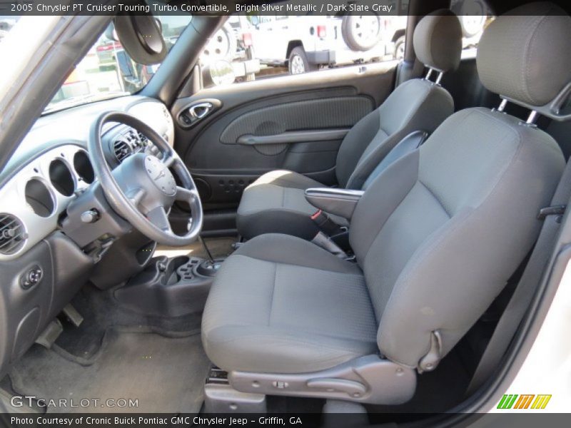 Bright Silver Metallic / Dark Slate Gray 2005 Chrysler PT Cruiser Touring Turbo Convertible