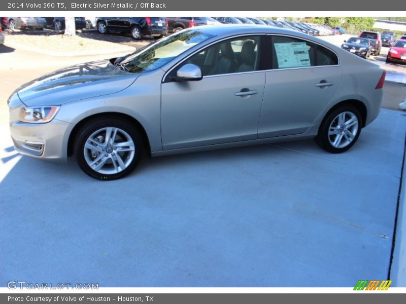 Electric Silver Metallic / Off Black 2014 Volvo S60 T5