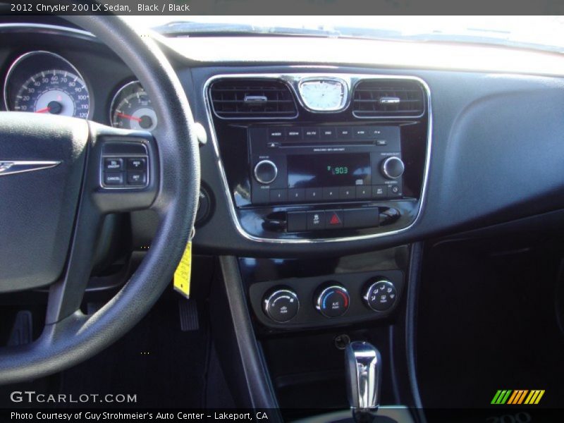 Black / Black 2012 Chrysler 200 LX Sedan