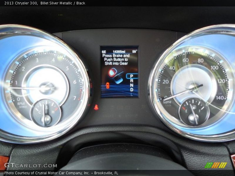 Billet Silver Metallic / Black 2013 Chrysler 300