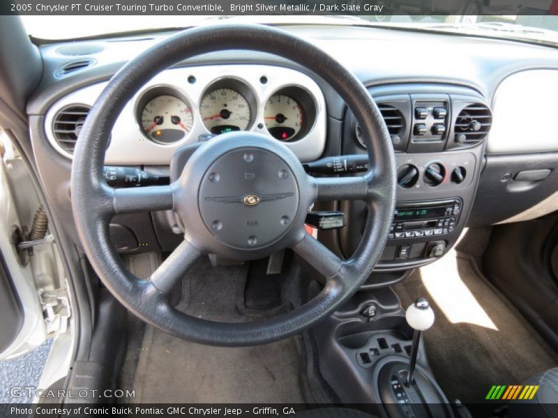Bright Silver Metallic / Dark Slate Gray 2005 Chrysler PT Cruiser Touring Turbo Convertible