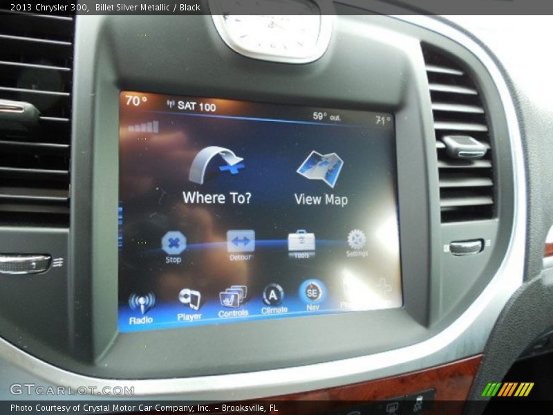 Billet Silver Metallic / Black 2013 Chrysler 300