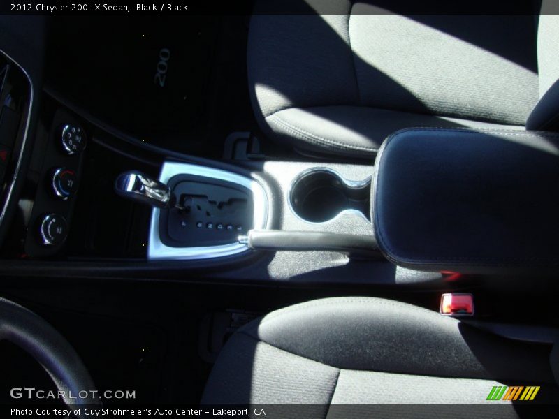 Black / Black 2012 Chrysler 200 LX Sedan