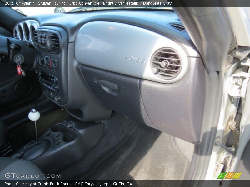Bright Silver Metallic / Dark Slate Gray 2005 Chrysler PT Cruiser Touring Turbo Convertible