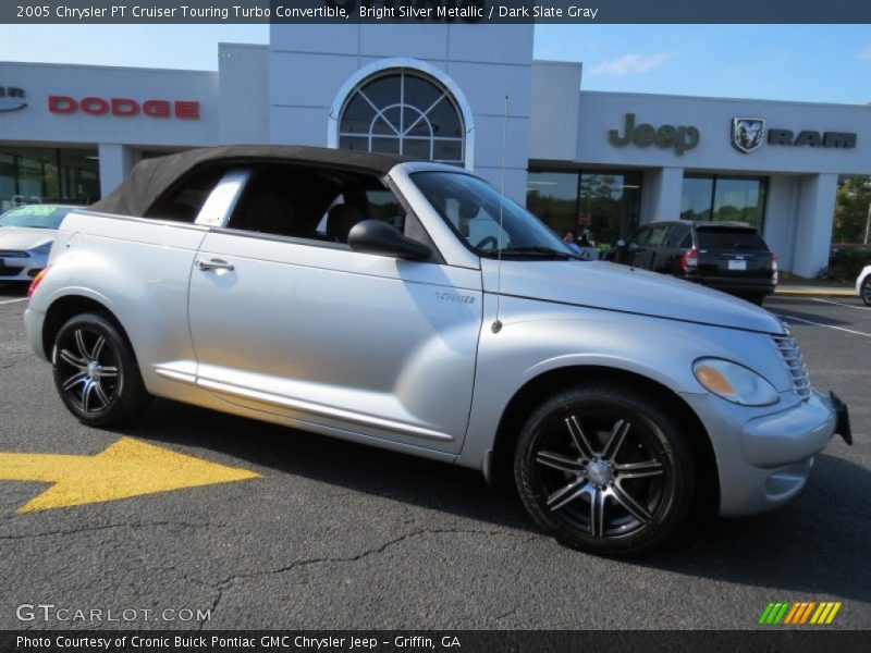 Bright Silver Metallic / Dark Slate Gray 2005 Chrysler PT Cruiser Touring Turbo Convertible