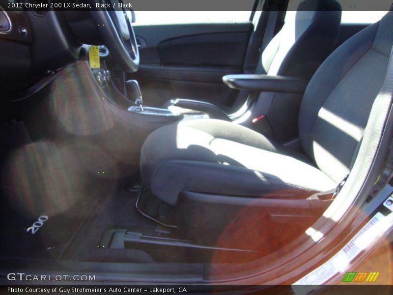 Black / Black 2012 Chrysler 200 LX Sedan