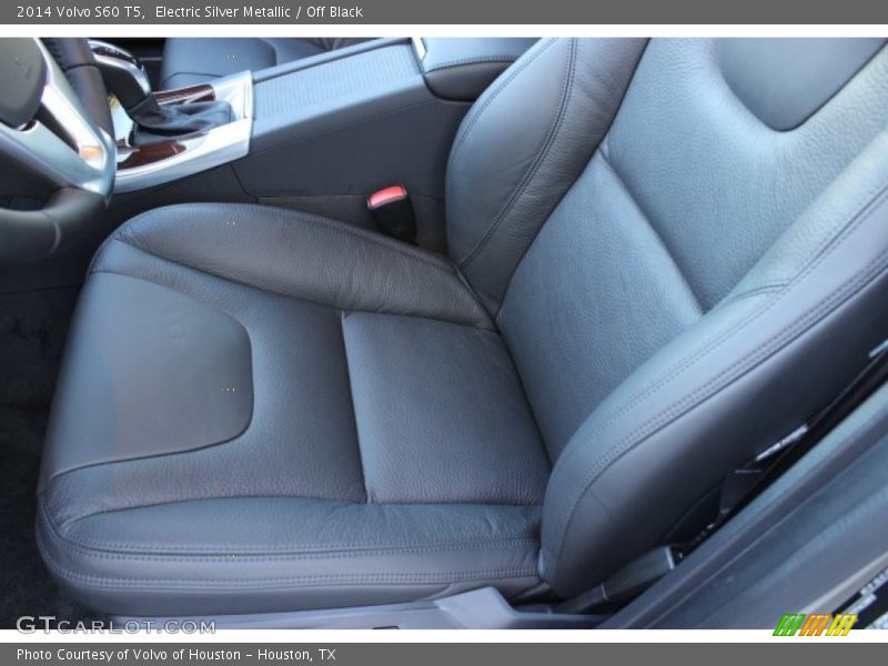 Electric Silver Metallic / Off Black 2014 Volvo S60 T5