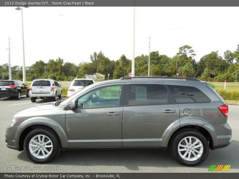 Storm Gray Pearl / Black 2013 Dodge Journey SXT