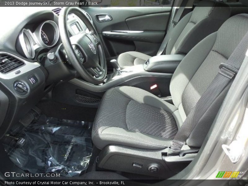 Storm Gray Pearl / Black 2013 Dodge Journey SXT