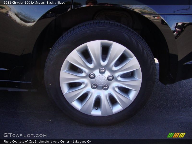 Black / Black 2012 Chrysler 200 LX Sedan