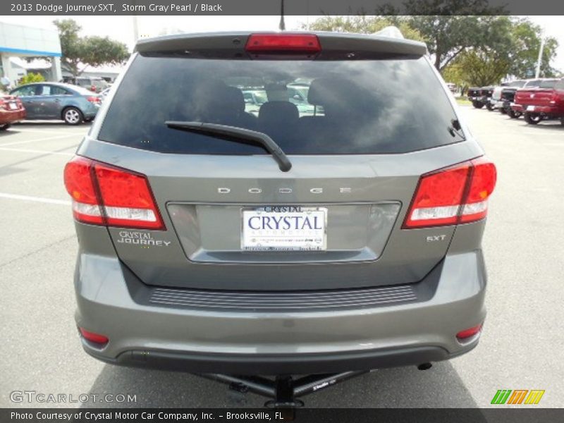 Storm Gray Pearl / Black 2013 Dodge Journey SXT