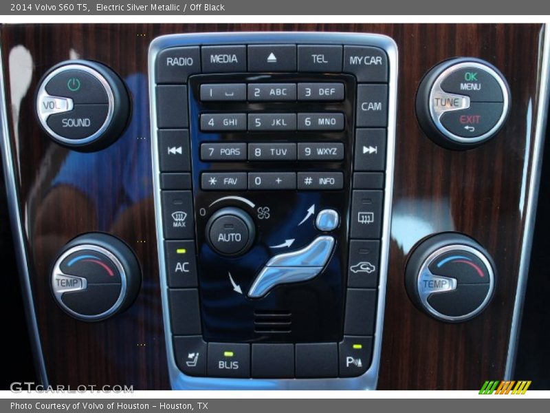 Electric Silver Metallic / Off Black 2014 Volvo S60 T5