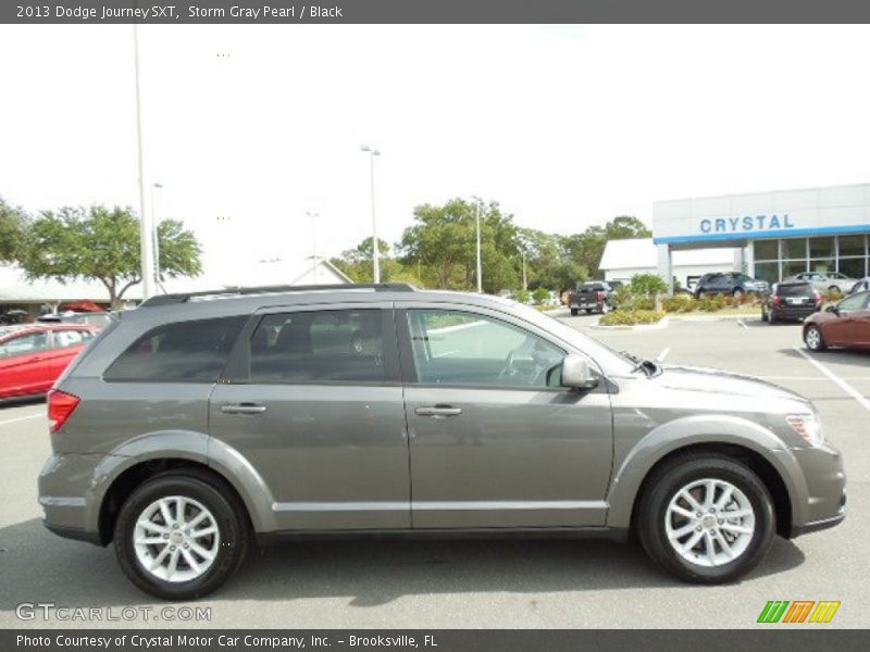 Storm Gray Pearl / Black 2013 Dodge Journey SXT