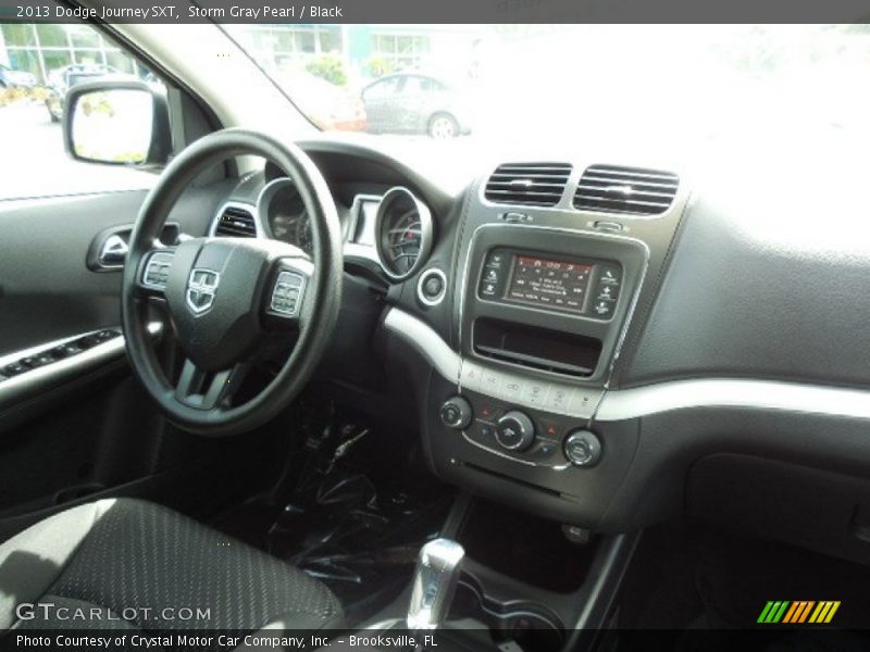 Storm Gray Pearl / Black 2013 Dodge Journey SXT