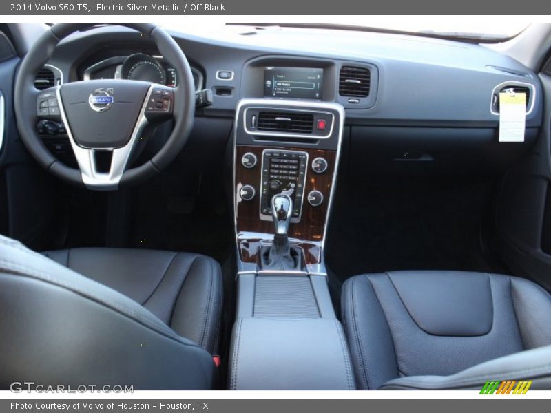 Electric Silver Metallic / Off Black 2014 Volvo S60 T5