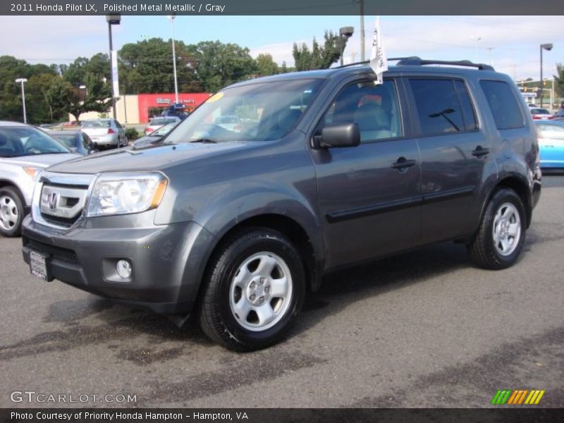 Polished Metal Metallic / Gray 2011 Honda Pilot LX