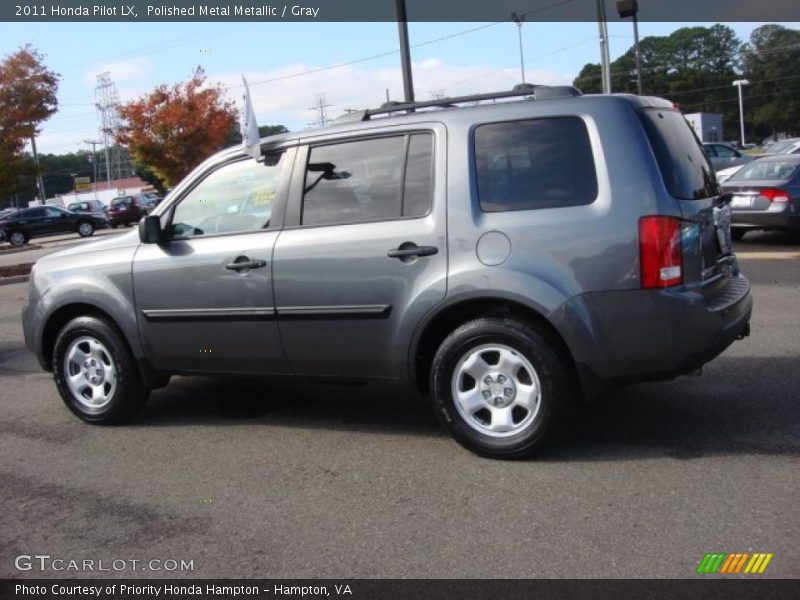 Polished Metal Metallic / Gray 2011 Honda Pilot LX