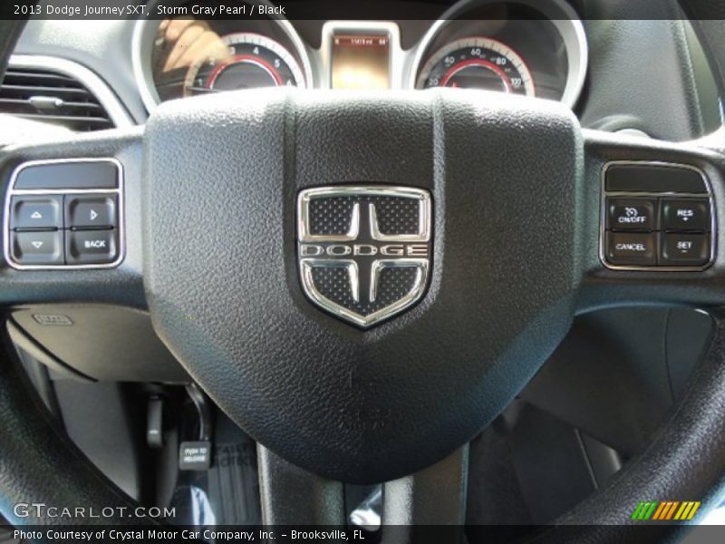 Storm Gray Pearl / Black 2013 Dodge Journey SXT