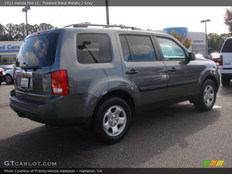 Polished Metal Metallic / Gray 2011 Honda Pilot LX