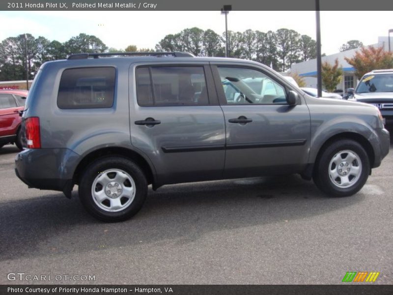 Polished Metal Metallic / Gray 2011 Honda Pilot LX