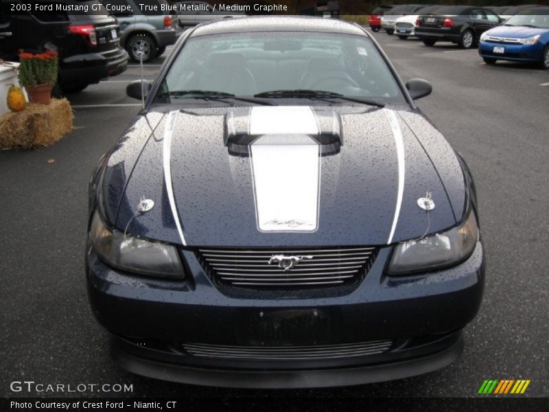 True Blue Metallic / Medium Graphite 2003 Ford Mustang GT Coupe