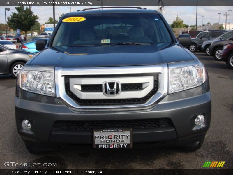 Polished Metal Metallic / Gray 2011 Honda Pilot LX