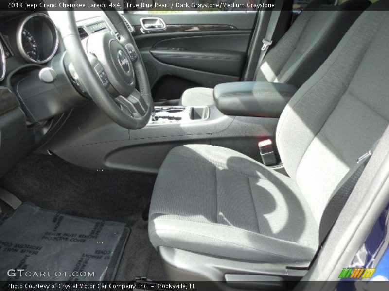 True Blue Pearl / Dark Graystone/Medium Graystone 2013 Jeep Grand Cherokee Laredo 4x4